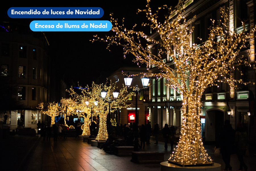 Barcelone et la Costa Dorada illuminent leurs rues pour célébrer l'arrivée de Noël
