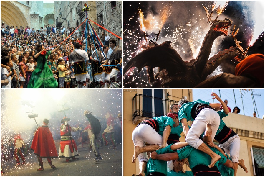 C'est la fête de Tarragona, c'est Santa Tecla!