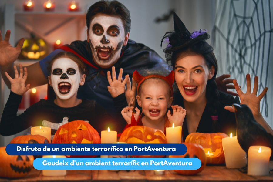 Disfruta de un ambiente terrorífico en PortAventura